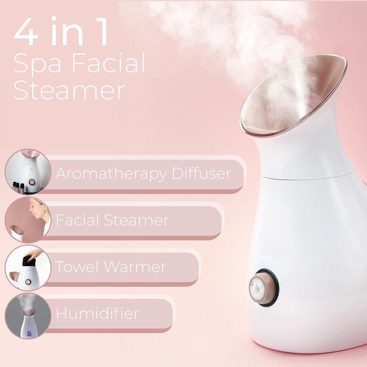 STYLPRO 4-in-1 Ionic Facial Steamer
