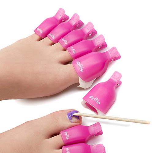 NEW! Stylfile Gel Polish Remover Toe Clips
