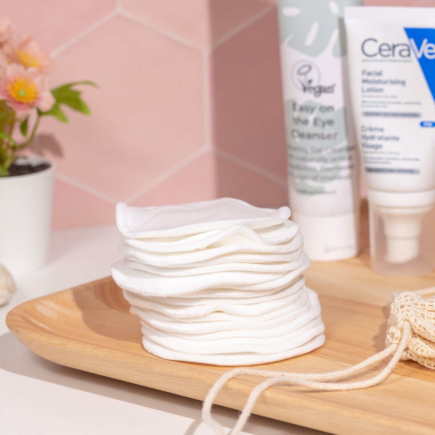 STYLPRO Bamboo Reusable Makeup Pads & Laundry Bag