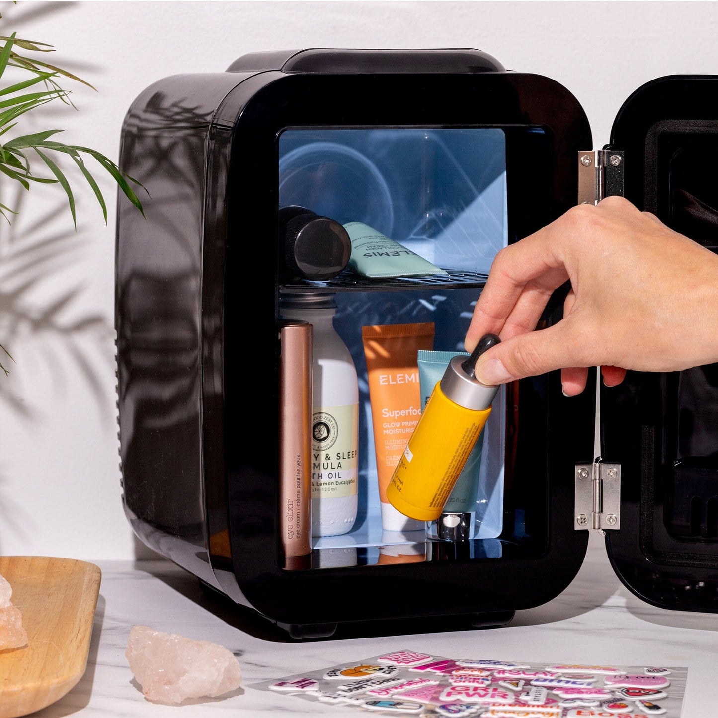 STYLPRO Black & Silver Beauty Fridge