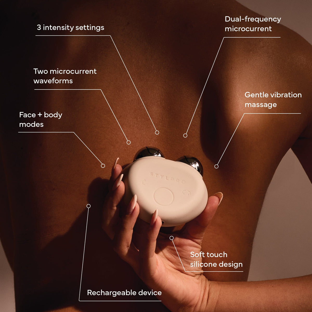 Dual Microcurrent Face & Body Toning Device